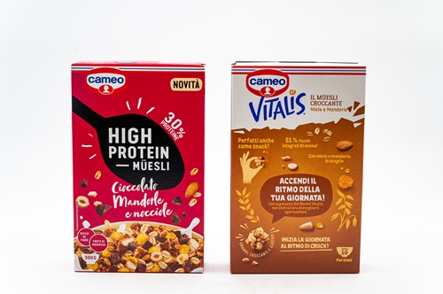 Cameo muesli High protein e Cameo muesli Vitalis